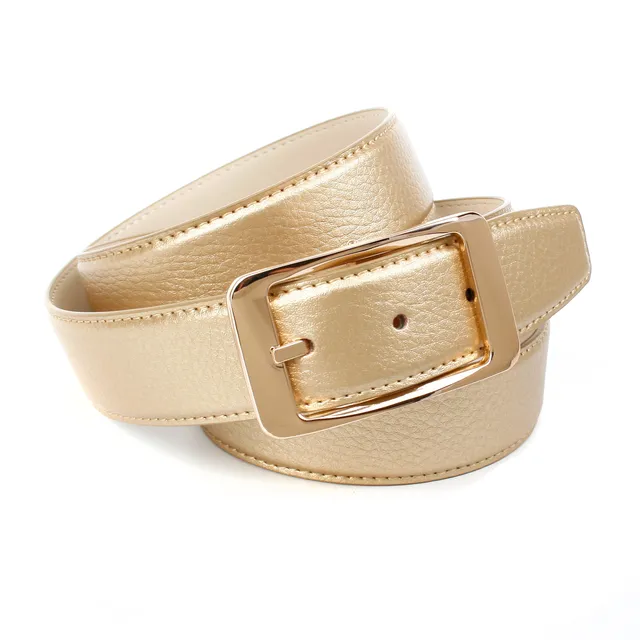 anthoni-crown-4retg-dameng-rtel-leder-hirschpr-gung-3-4-cm-gold image 1