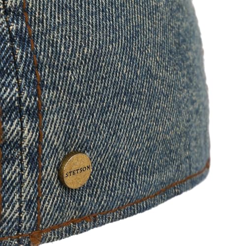 stetson-washed-denim-flatcap-vintage-distressed-schirmm-tze-f-r-herren image 8