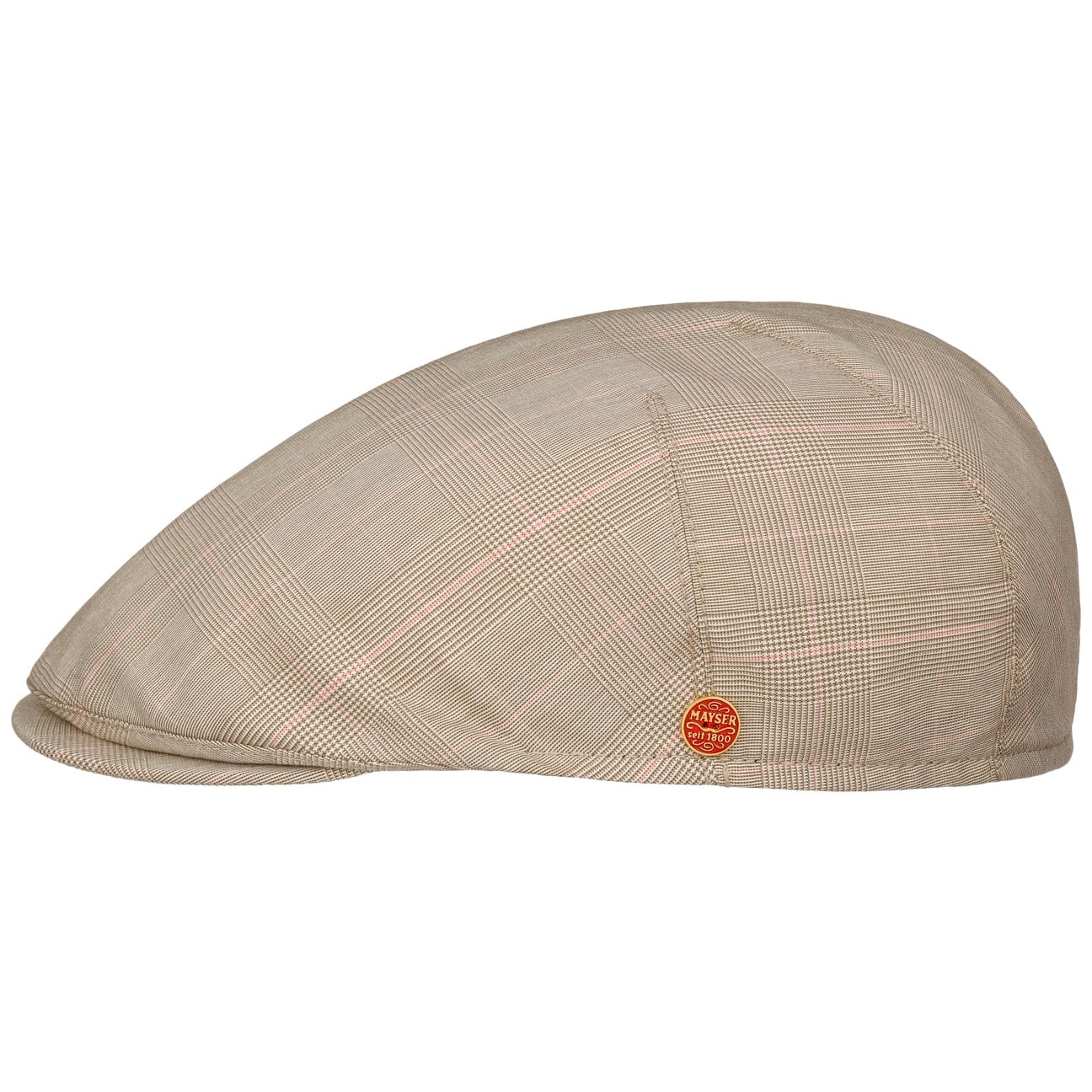 mayser-sidney-limited-edition-flatcap-karierte-schirmm-tze-aus-baumwollmischung image 1