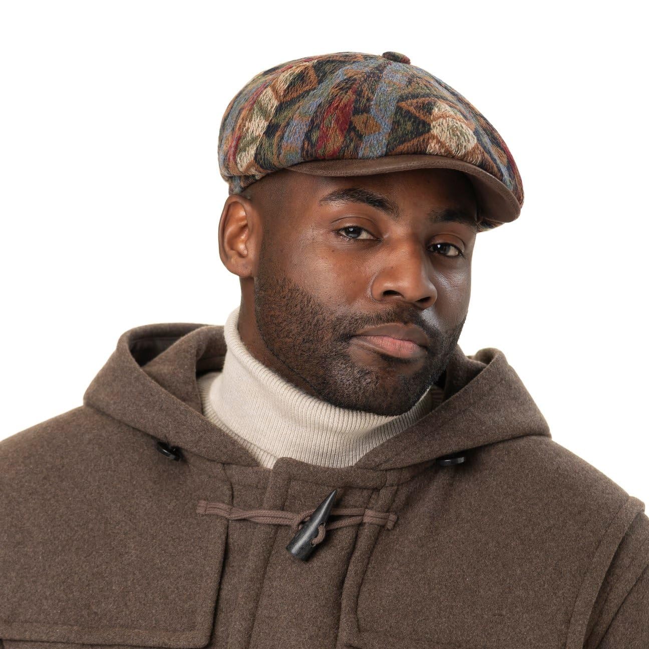 stetson-hatteras-8-teilige-flatcap-ethnic-jacquard-unisex image 2