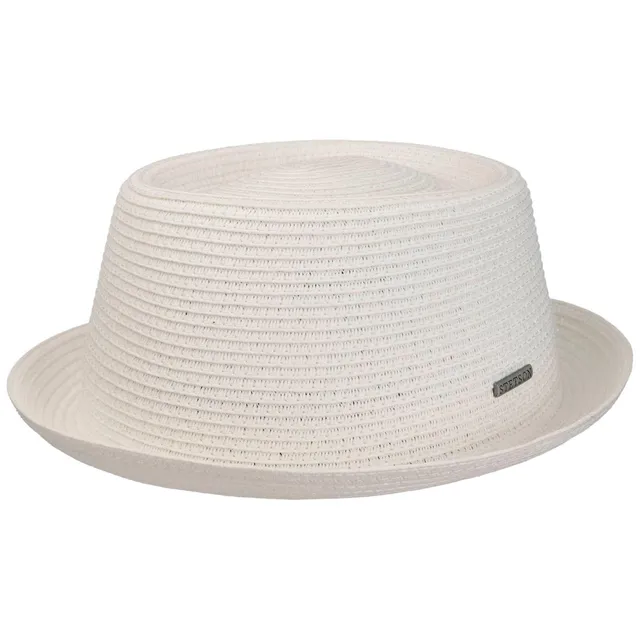 stetson-dawson-black-pork-pie-sonnenhut-papierstroh-uv-schutz-40 image 1