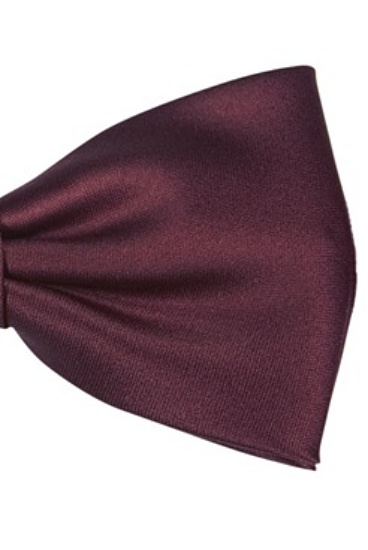 hemley-schleife-uni-satin-bordeaux-form-wien-verstellbar-36-46-cm image 1