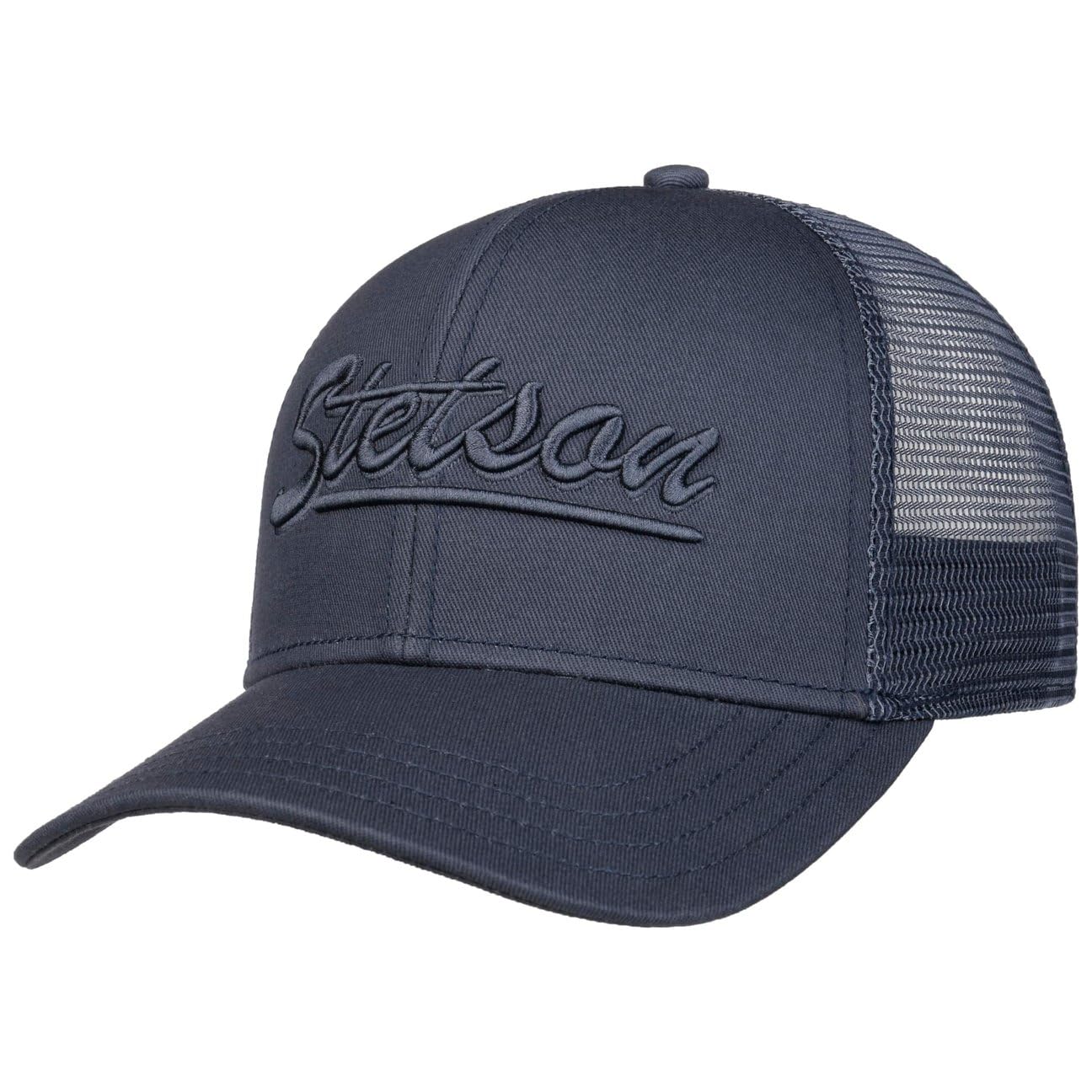 stetson-monochrome-trucker-cap-herren-baumwoll-twill-snapback image 7