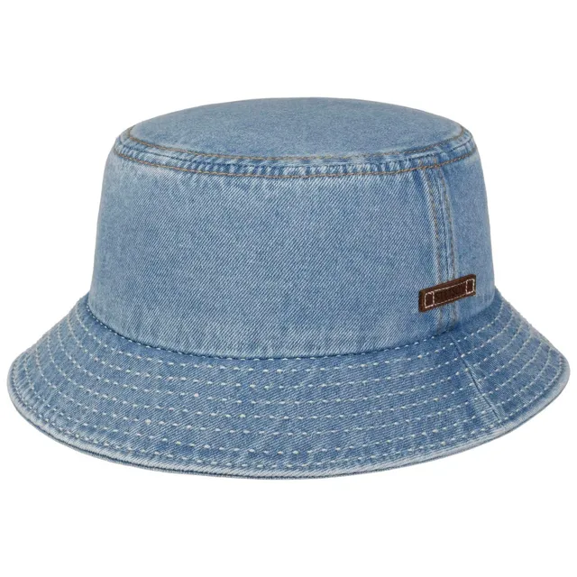 stetson-denim-barista-bucket-hat-packable-fischerhut-aus-baumwolle-f-r-herren image 1