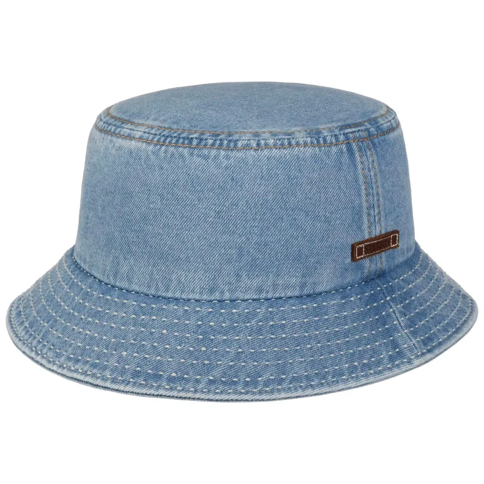 stetson-denim-barista-bucket-hat-packable-fischerhut-aus-baumwolle-f-r-herren image 1