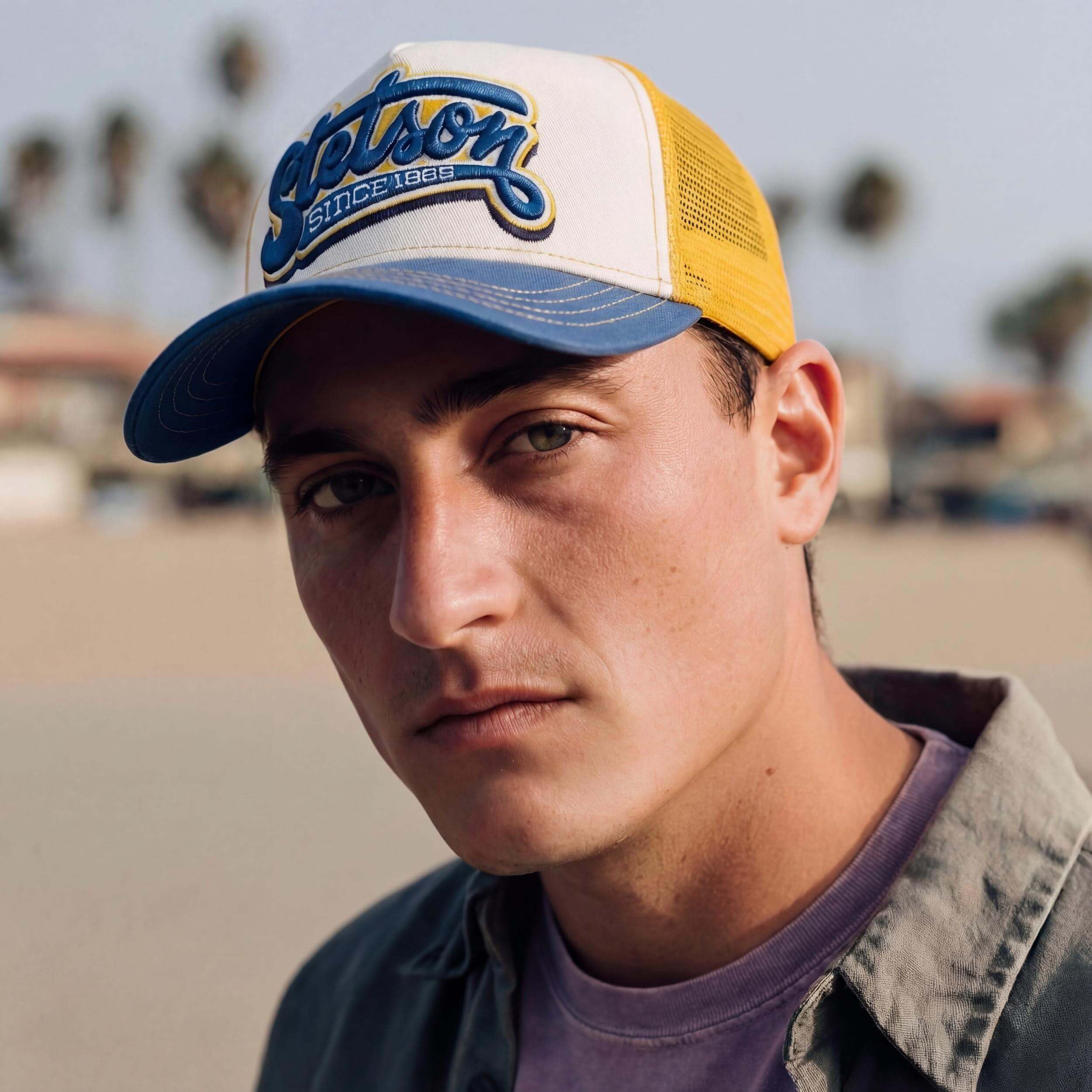stetson-lettering-trucker-cap-retro-trucker-cap-aus-baumwolle image 2