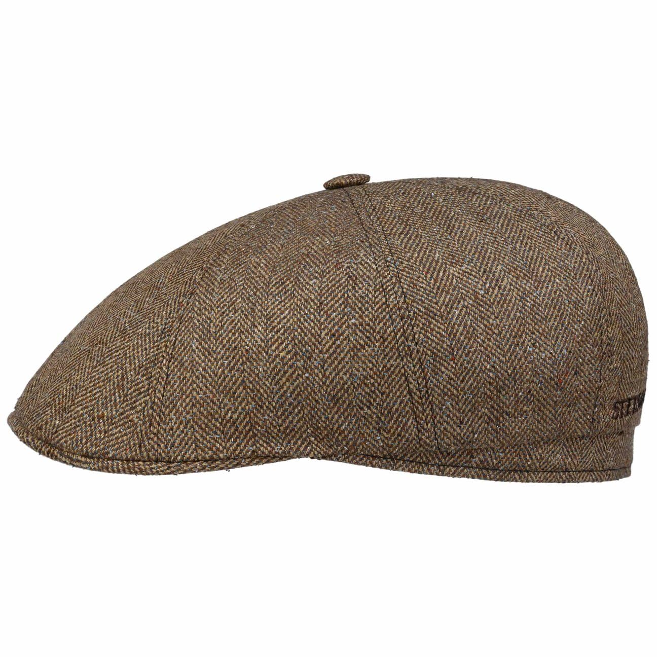 stetson-harridge-silk-flatcap-fischgrat-herren-schirmm-tze-mehrfarbig-made-in-ge image 8