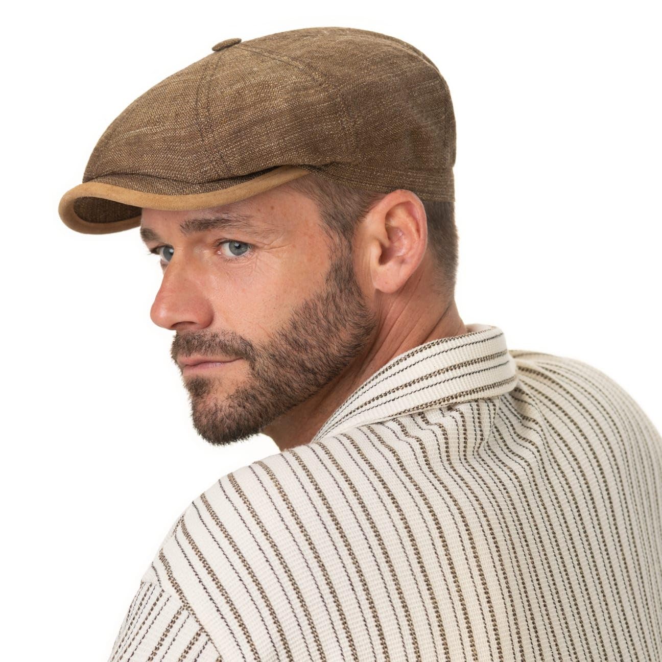 stetson-hatteras-yelvington-flatcap-seide-leinen-mix-made-in-germany image 2