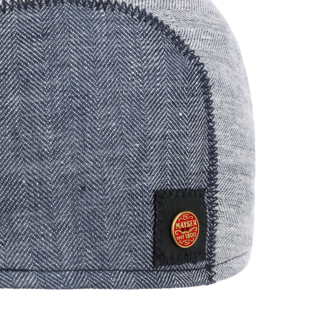 mayser-prince-twotone-leinen-flatcap-herren image 5