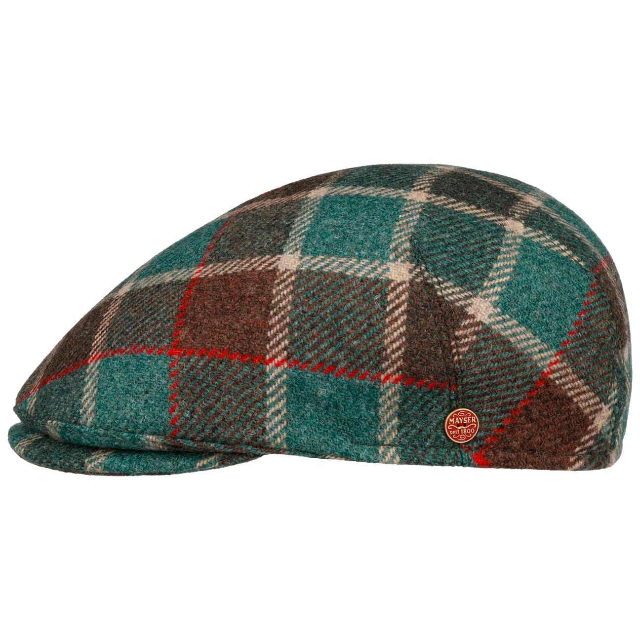 mayser-sidney-big-colour-check-flatcap-aus-schurwolle image 6