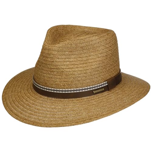 stetson-mandeco-toyo-strohhut-traveller-natur-mit-lederband-unisex image 5