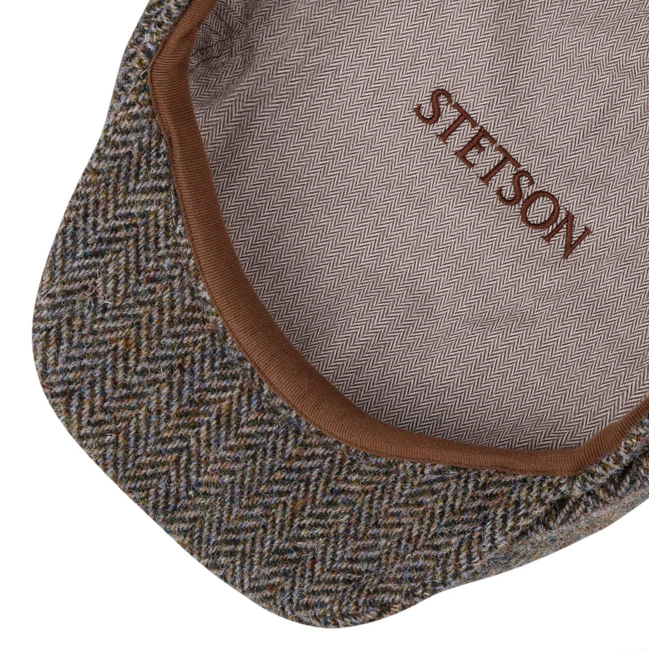 stetson-hatteras-schirmm-tze-harris-tweed-fischgrat-herren-made-in-eu image 4