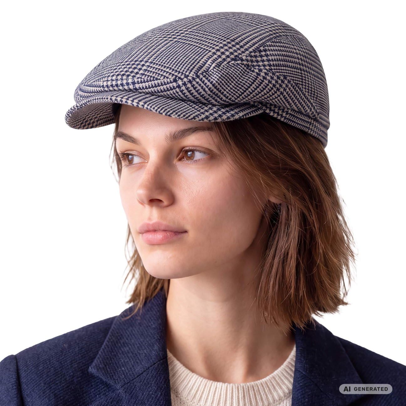 stetson-hardwick-houndstooth-flatcap-seidenmix-hahnentritt-karo-made-in-germany image 2