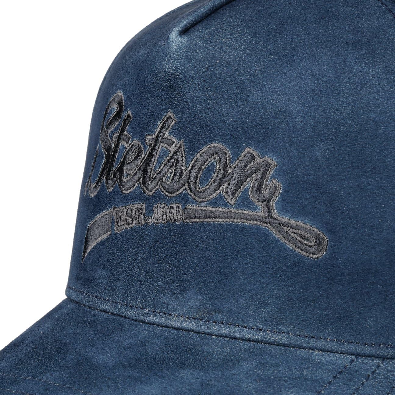 stetson-vintage-denim-blue-truckercap-leder-strapback-unisex image 7