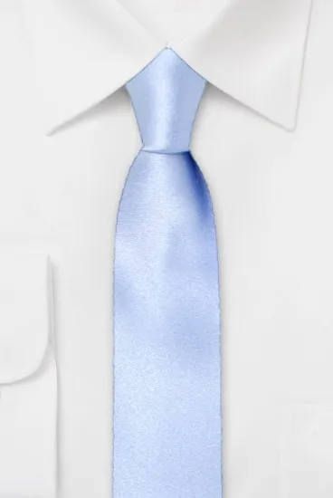 ascot-krawatte-uni-satin-hellblau-seide-7-5-cm-x-150-cm image 1