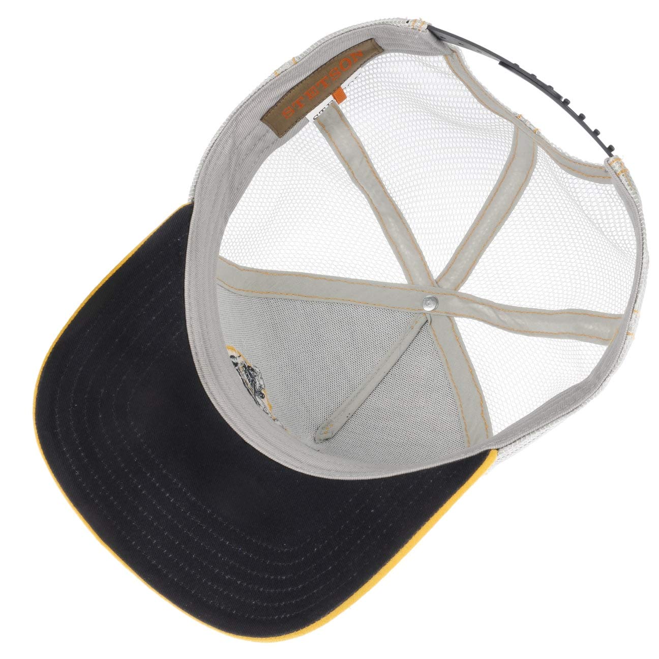stetson-football-beavers-trucker-cap-snapback-grau-blau-one-size image 4