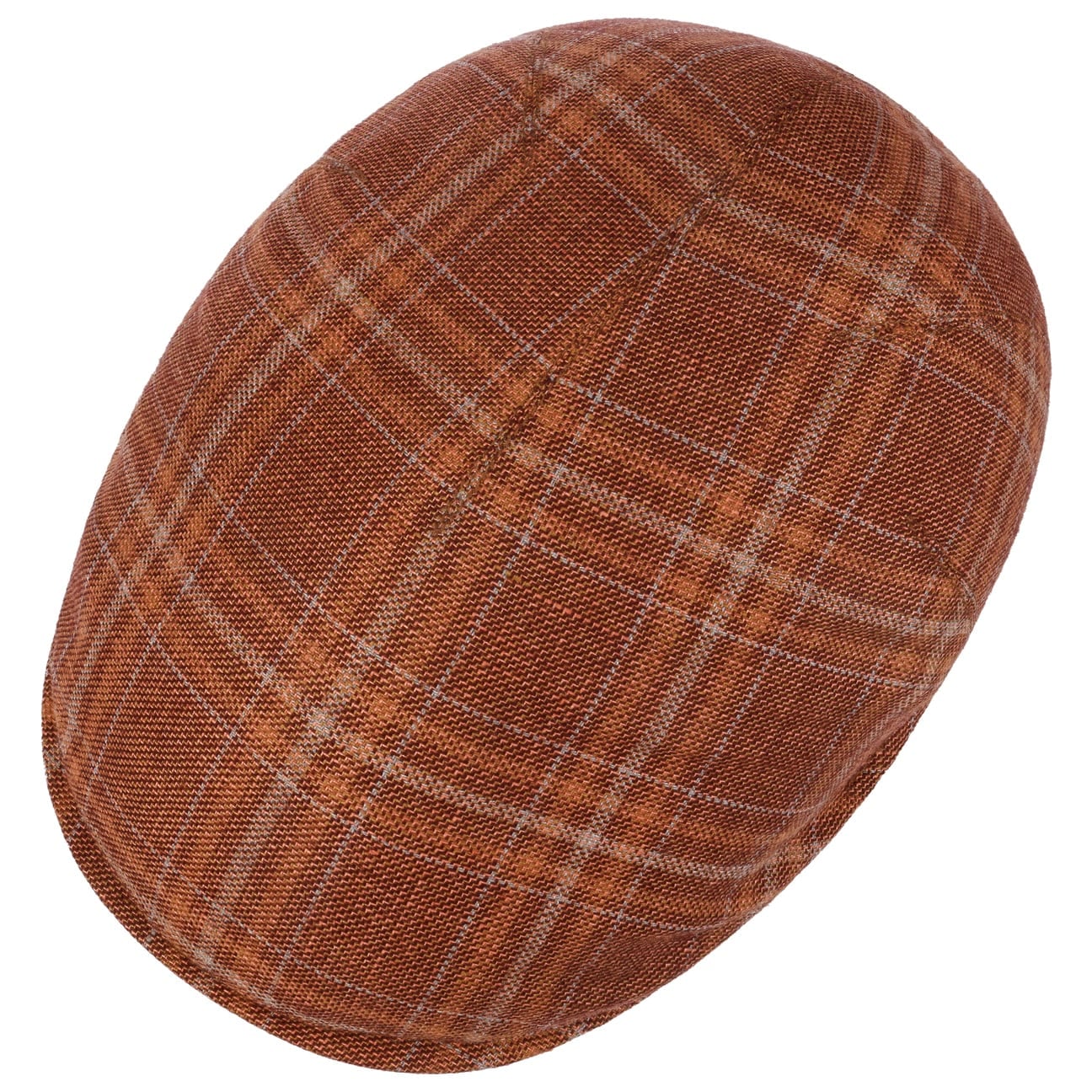mayser-sidney-flatcap-leinen-schurwolle-karo-schieberm-tze image 2