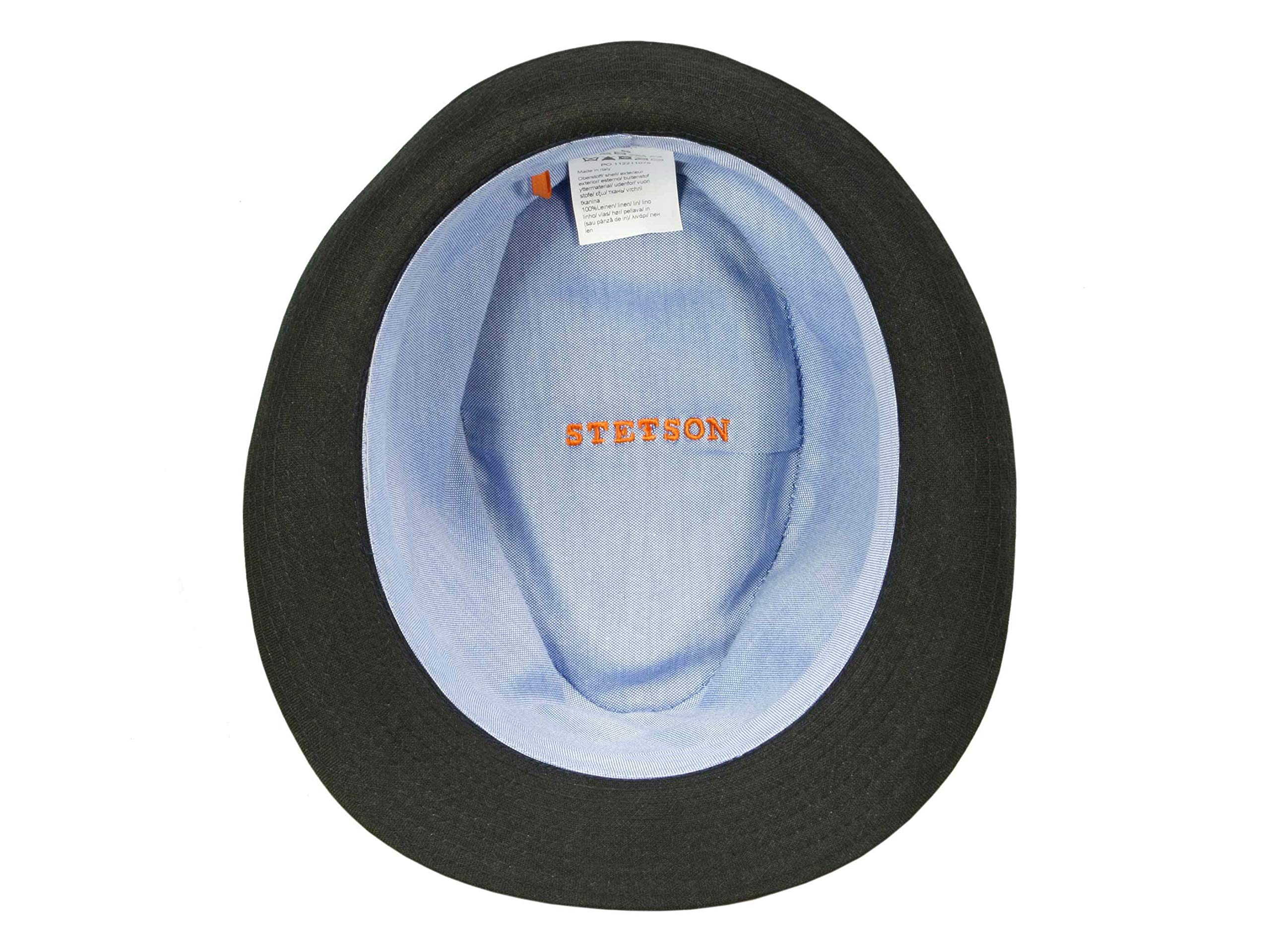 stetson-geneva-trilby-leinenhut-schwarz-gr-58 image 3
