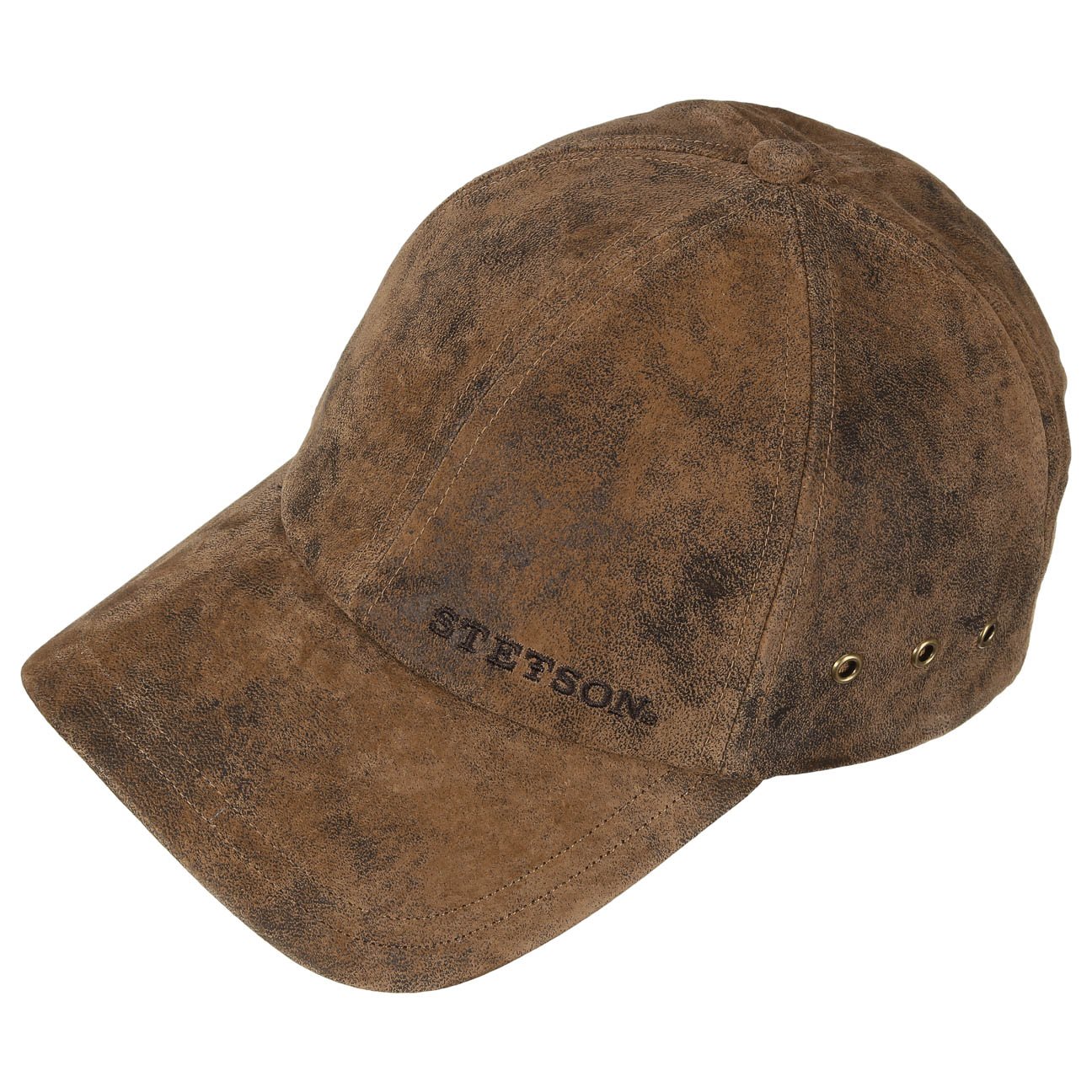 stetson-rawlins-pigskin-basecap-leder-strapback-herren-vintage image 2