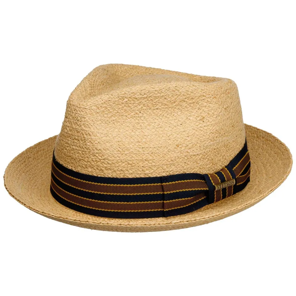 stetson-yescott-player-raffiahut-pork-pie-retro-mit-uv-schutz-40 image 1