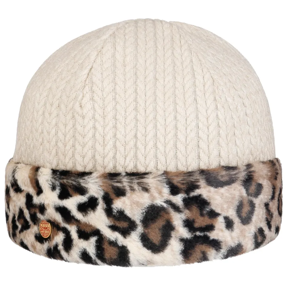 mayser-joyce-leo-beanie-m-tze-mit-umschlag-damen image 1