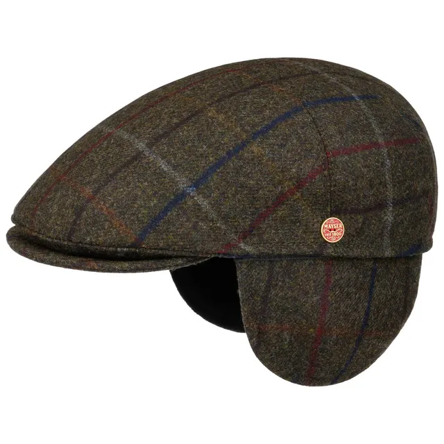 mayser-sidney-plus-colorado-flatcap-karo-winter-herren image 1