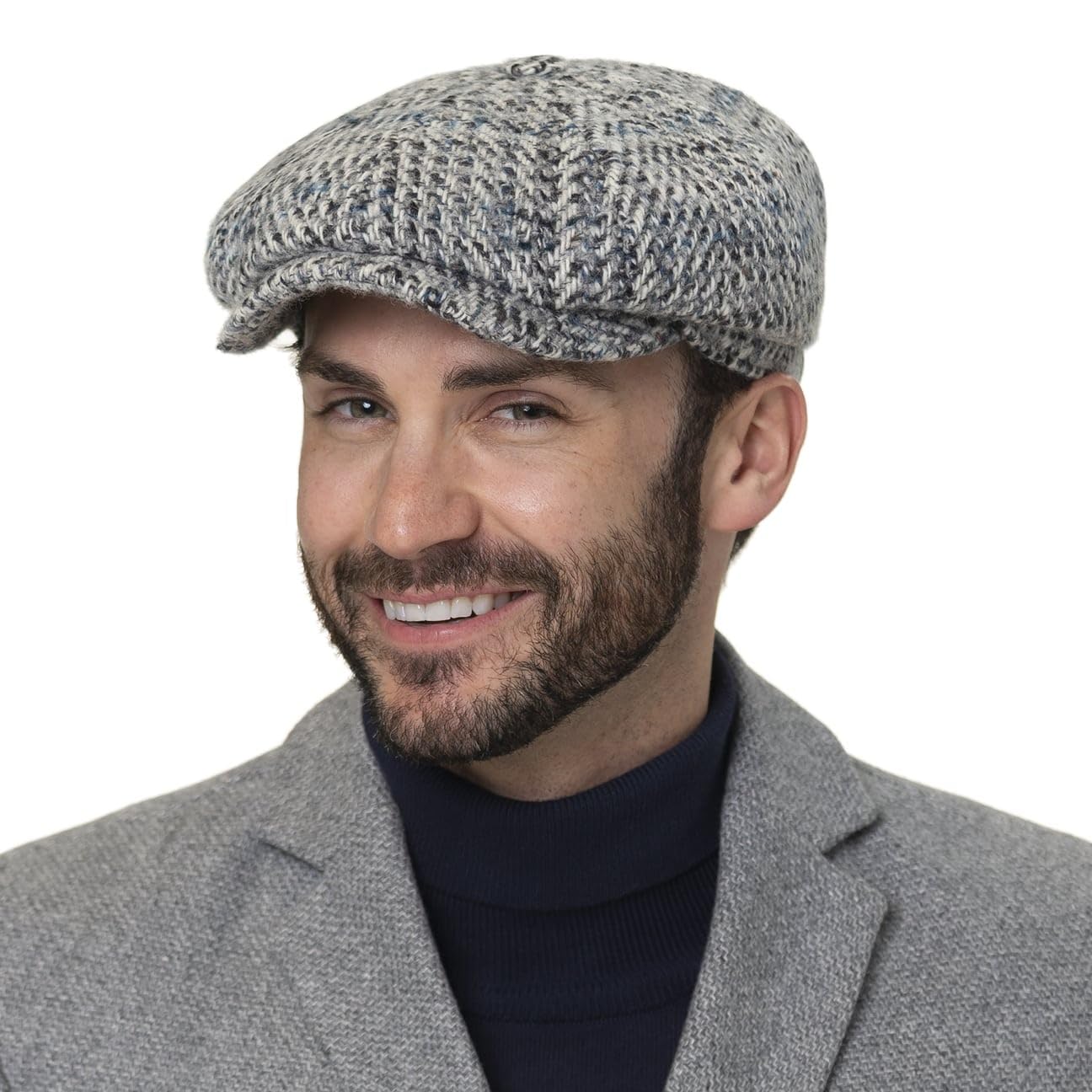 stetson-hatteras-hoback-virgin-wool-flatcap-herren-melierte-wollcap-made-in-eu image 2