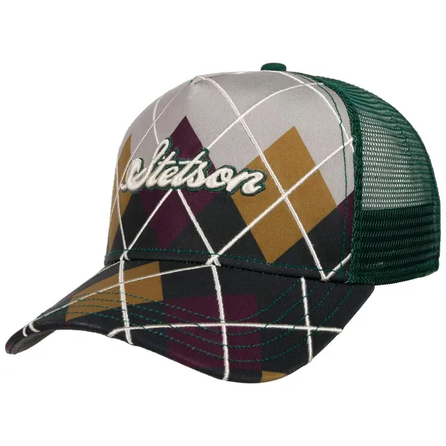 stetson-madison-truckercap-argyle-check-snapback-herren image 1