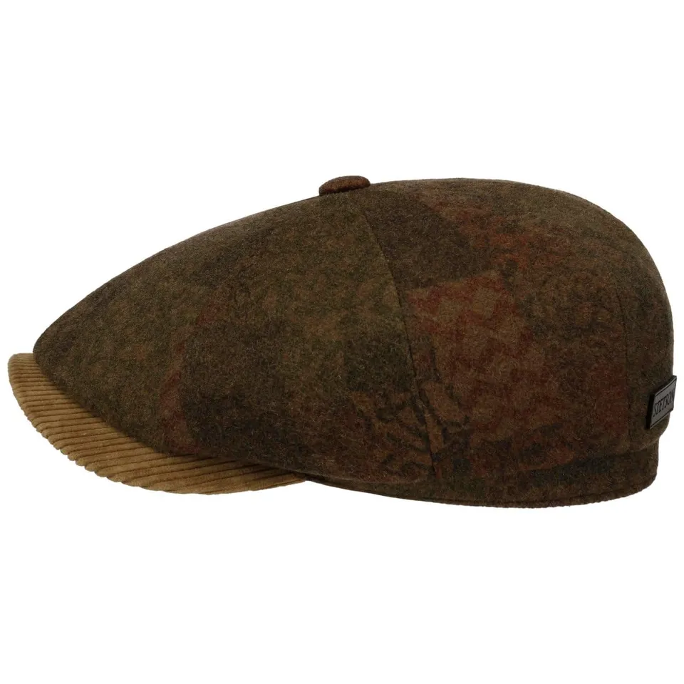 stetson-hatteras-schirmm-tze-ballonm-tze-paisley-cordschirm-herren image 1