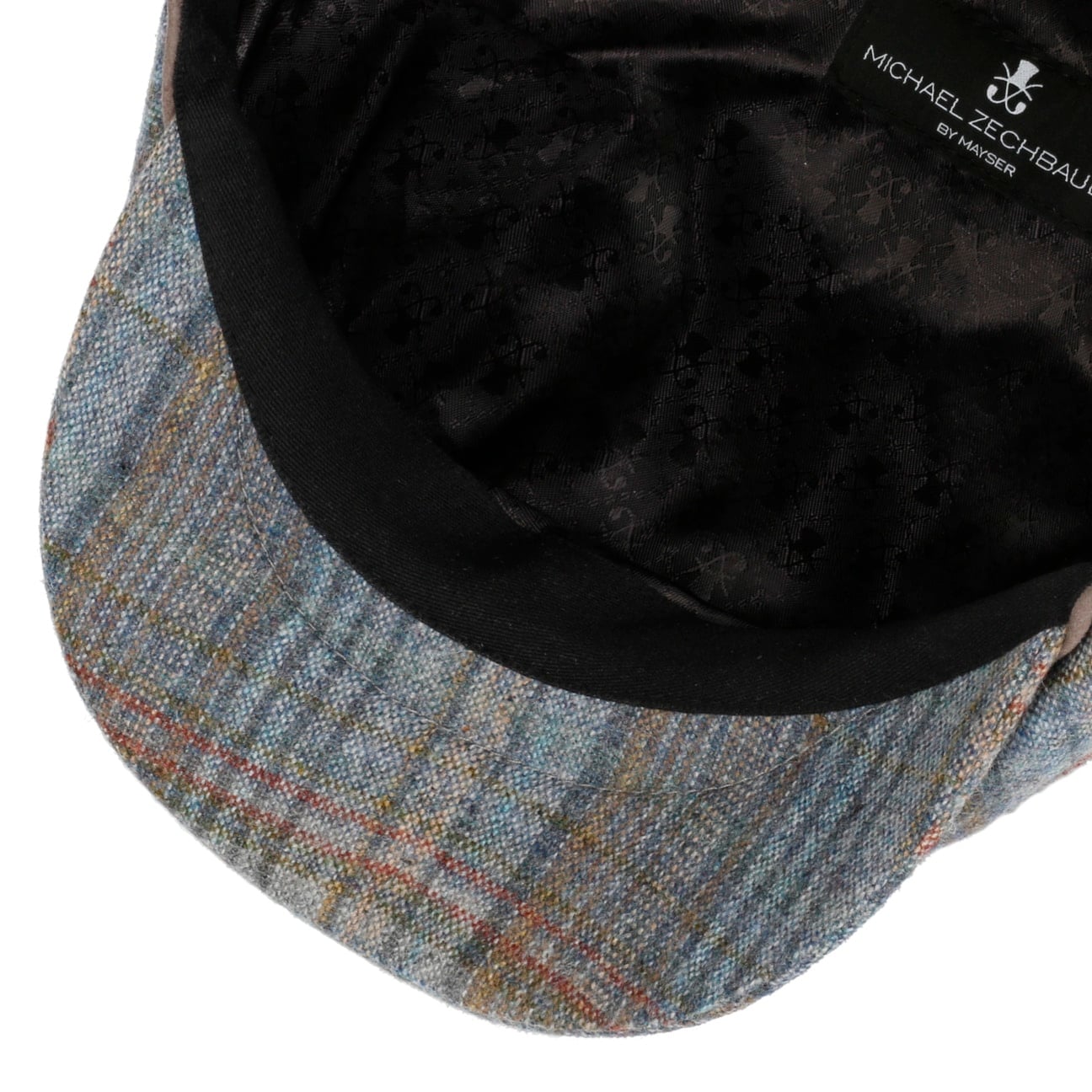 mayser-emil-check-flatcap-zechbauer-schurwolle-kaschmir-ledersaum image 5