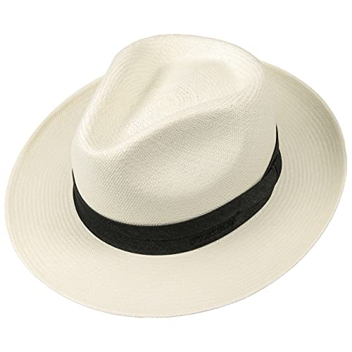 stetson-jenkins-bleached-panamahut-bogart-strohhut-offwhite-61-cm image 7