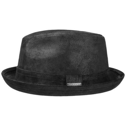 stetson-stratoliner-radcliff-player-lederhut-pork-pie-leder-fedora-ledertrilby-b image 8