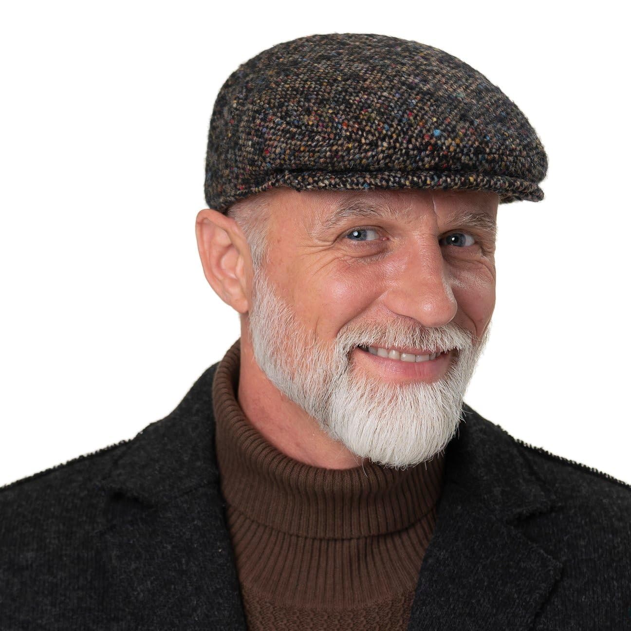 stetson-colour-spots-driver-flatcap-tweed-multicolour-made-in-eu image 2