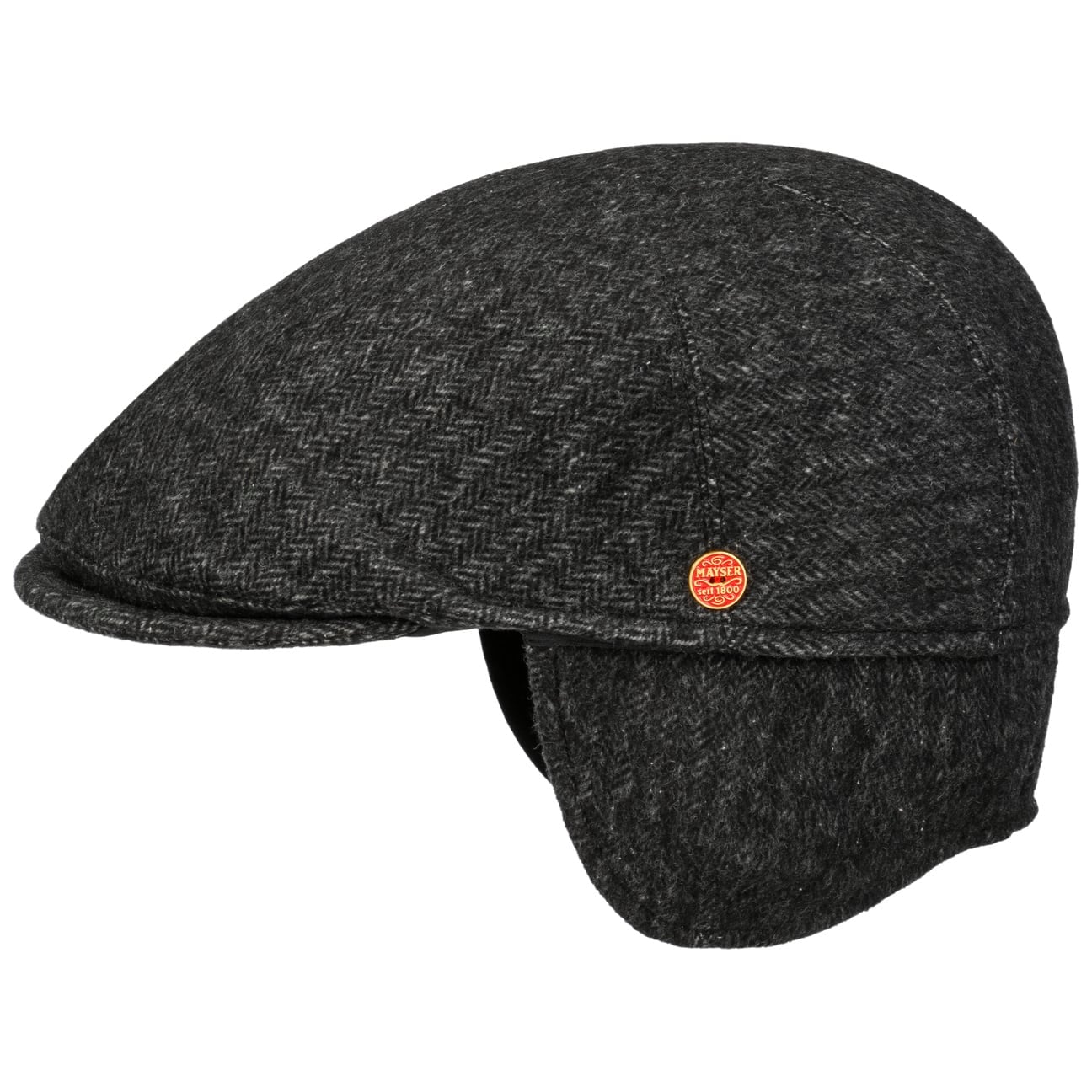mayser-sidney-plus-amaro-flatcap-winter-flatcap-aus-schurwolle-und-seide-mit-ohr image 3