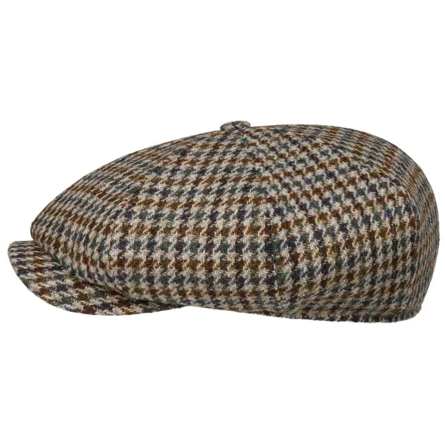 stetson-flatcap-hahnentrittmuster-herren-made-in-germany-winter image 1