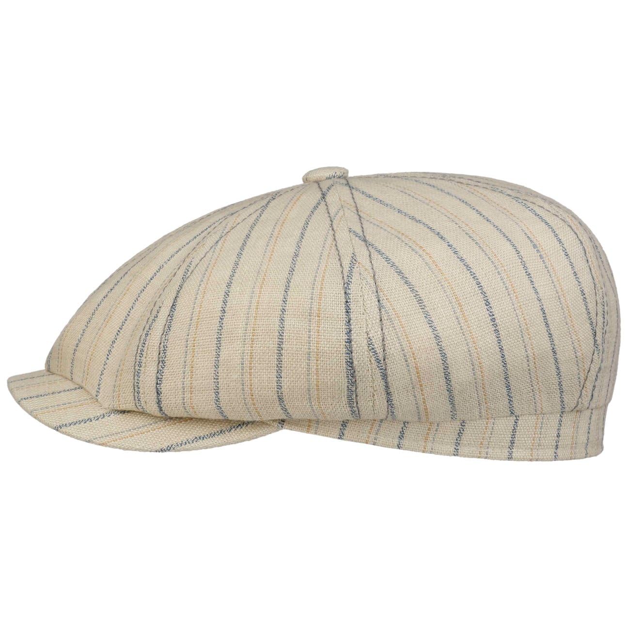 stetson-ledford-leinen-flatcap-gestreift-mehrfarbig image 1