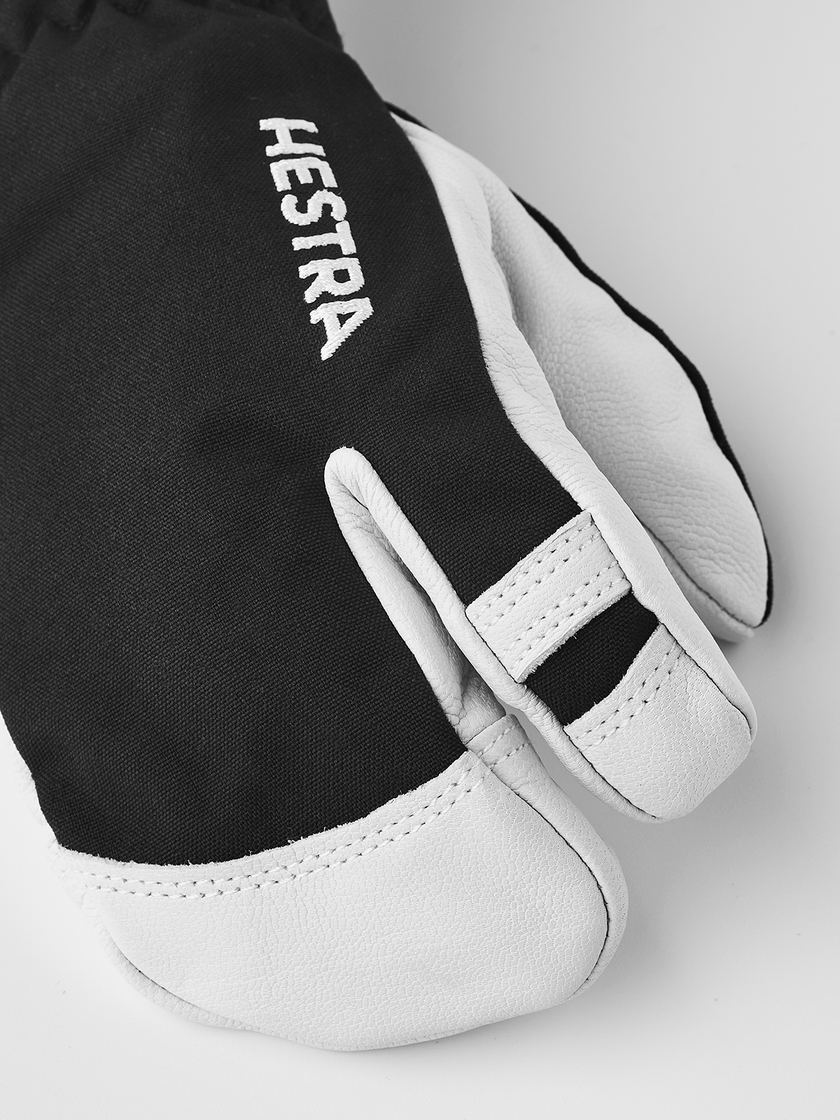 hestra-army-leather-heli-ski-jr-3-finger-kinder-ski-handschuh image 2