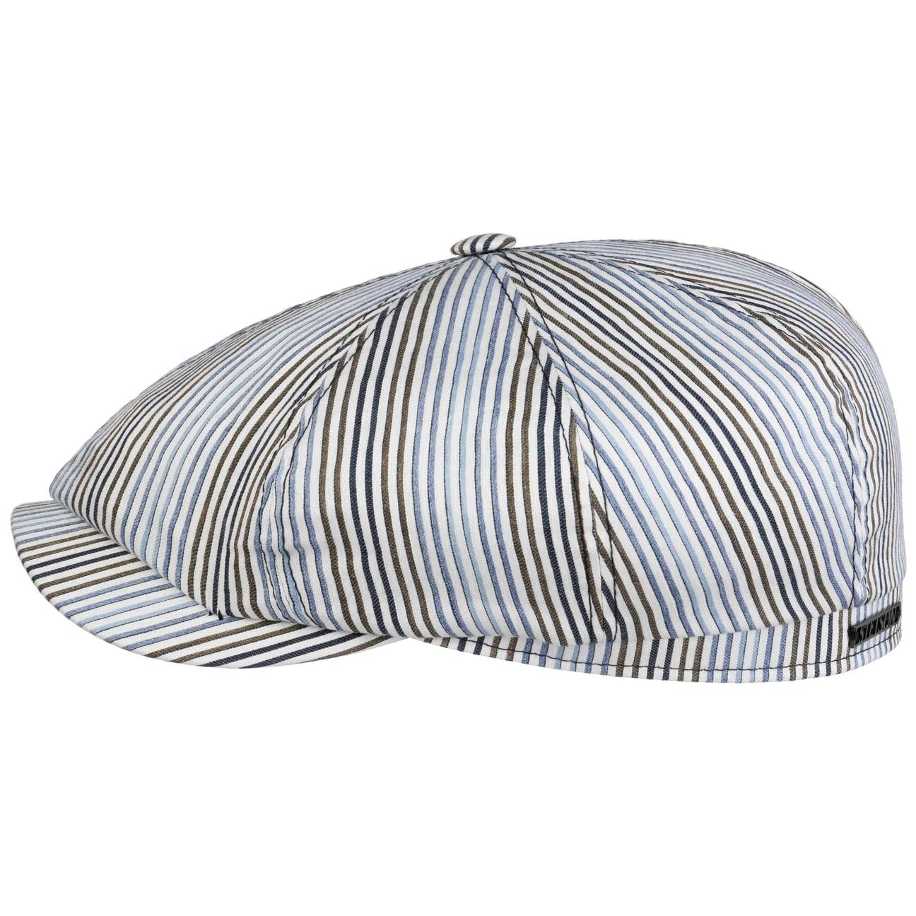 stetson-hatteras-fresh-stripes-flatcap-leinen-seide-made-in-germany image 1