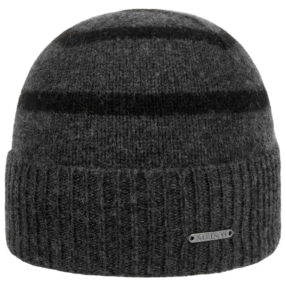 stetson-darfield-beanie-rollrand-gestreift-made-in-germany image 1