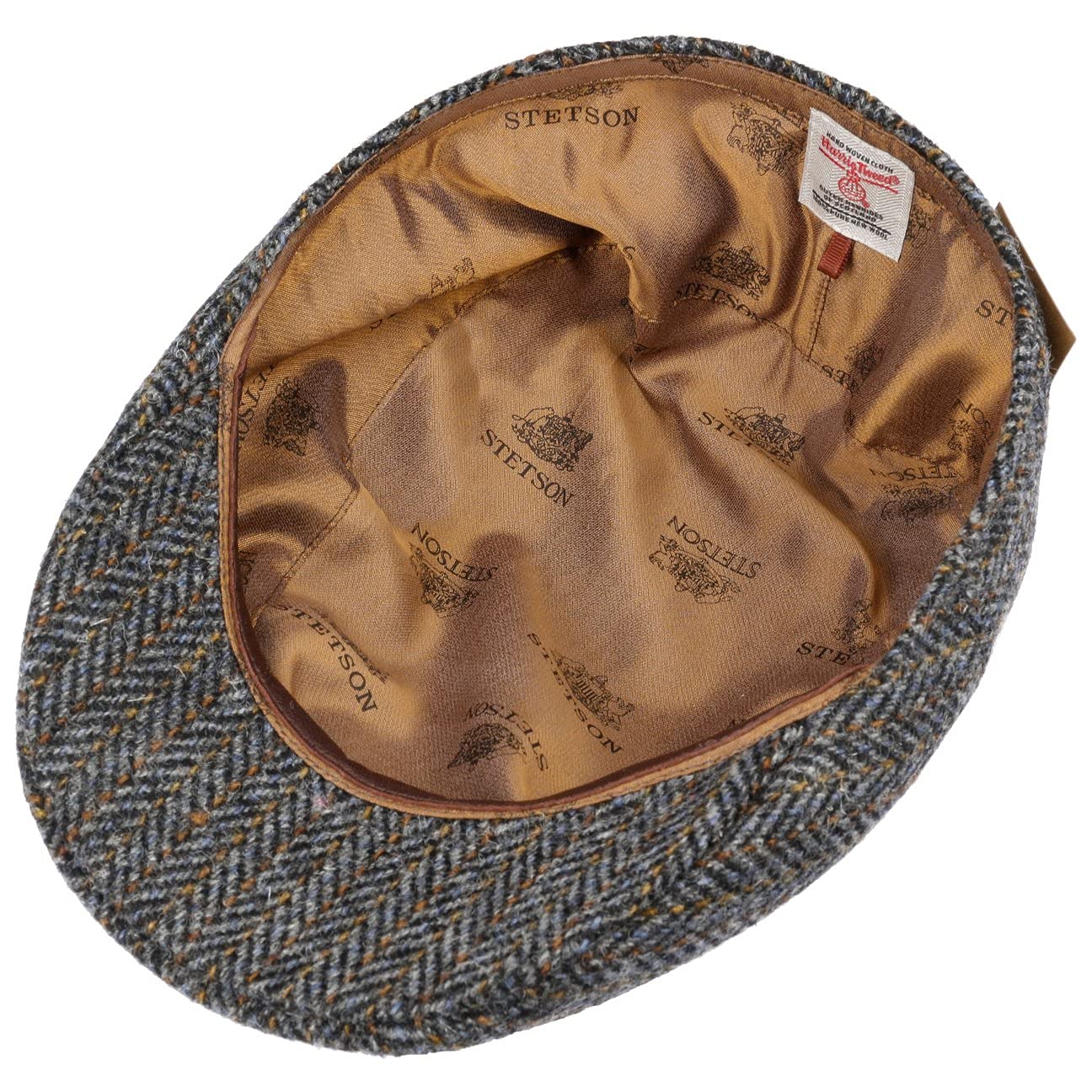 stetson-herringbone-harris-tweed-ivy-flatcap-made-in-germany image 4