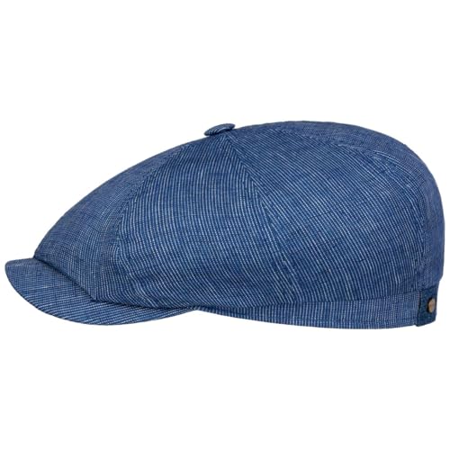 stetson-hatteras-pandico-flatcap-leinen-nadelstreifen-herren image 7