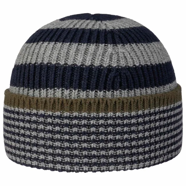 stetson-dillingham-umschlagm-tze-beanie-gestreift-mehrfarbig-made-in-italy image 1
