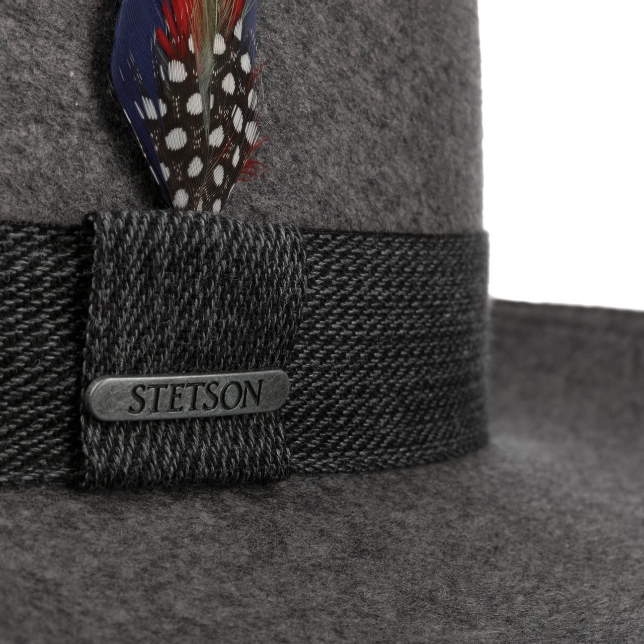 stetson-tarvenco-fedora-wollhut-player-stil-mit-feder-herren image 4