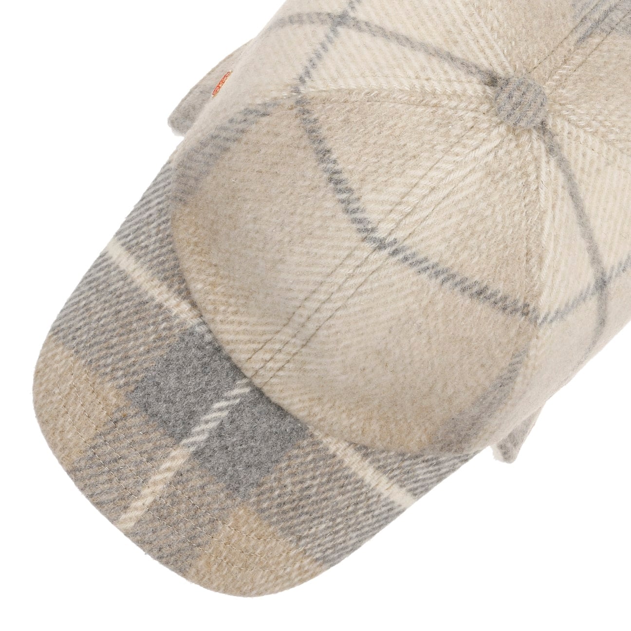 mayser-taja-check-cap-mit-ohrenklappen-6-teilige-baseballcap-karo-wolle image 4