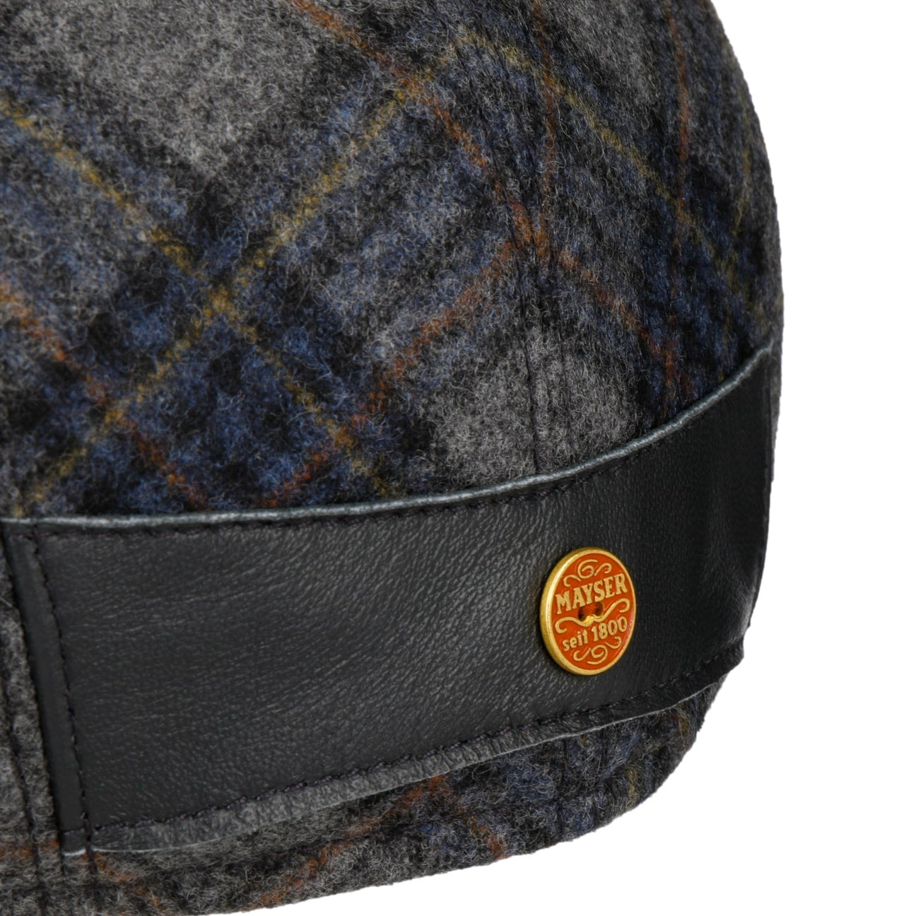 mayser-lennart-shetland-check-flatcap-schurwolle image 5