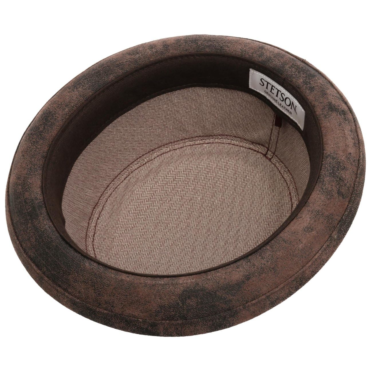 stetson-pennsylvania-pigskin-porkpie-hut-herren-leder image 5