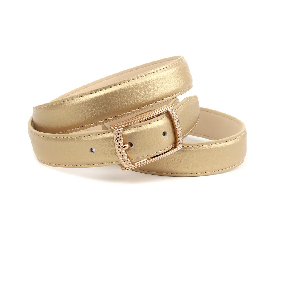 anthoni-crown-4jstg-damen-lederg-rtel-gold-echtleder-dornschlie-e image 1