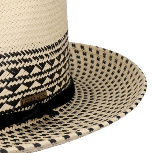 stetson-meola-twotone-fedora-strohhut-mit-uv-schutz image 8