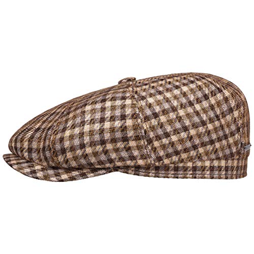 stetson-hatteras-talcott-seide-wolle-flatcap-herren-braun-56-cm image 6