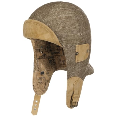 stetson-convertible-fliegerm-tze-unisex-herringbone-leinen-seide-baumwolle-made- image 7